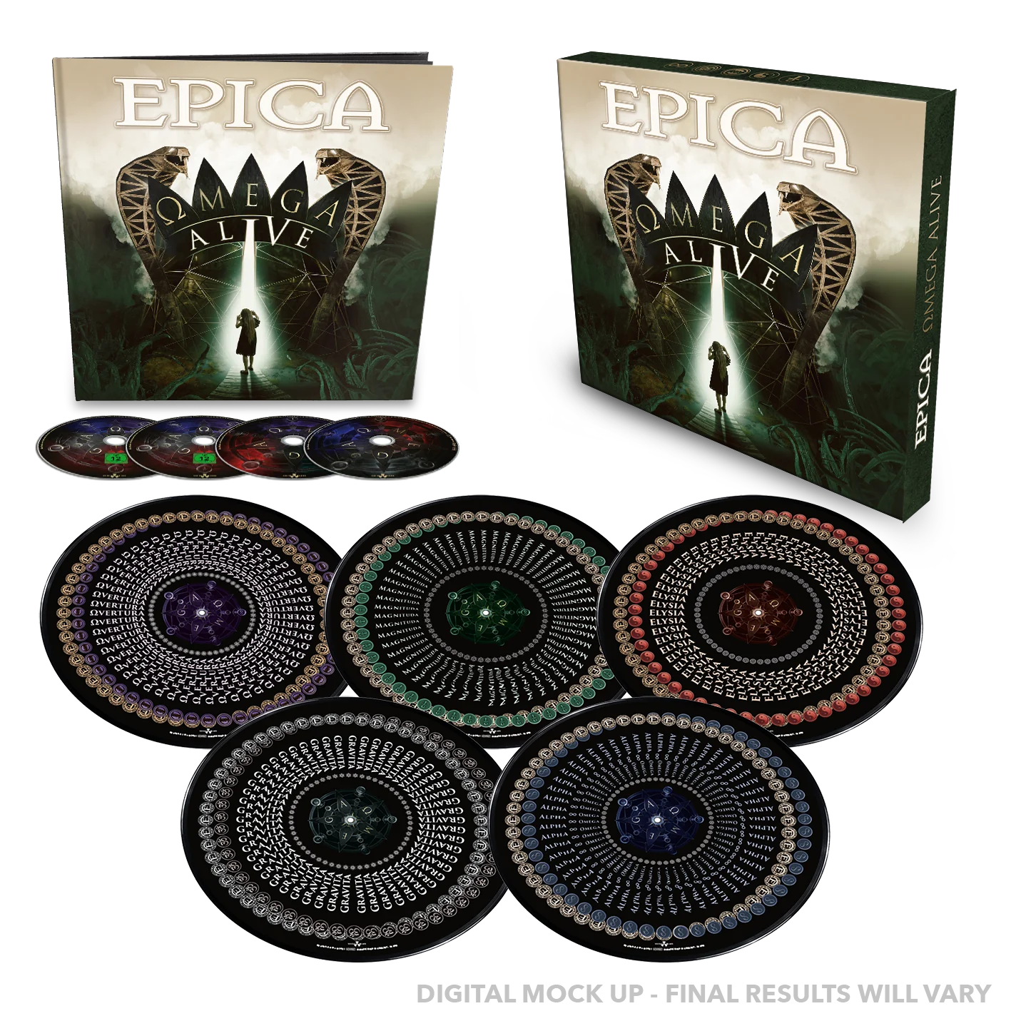 EPICA – Omega Alive 5x10" Box Set ("Zoetrope" picture discs)