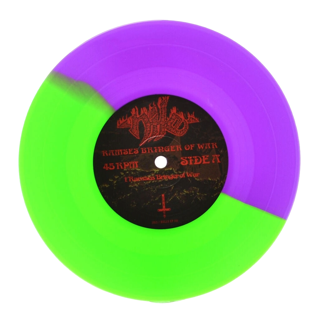 NILE – Ramses Bringer Of War 7" (neon green/purple vinyl)