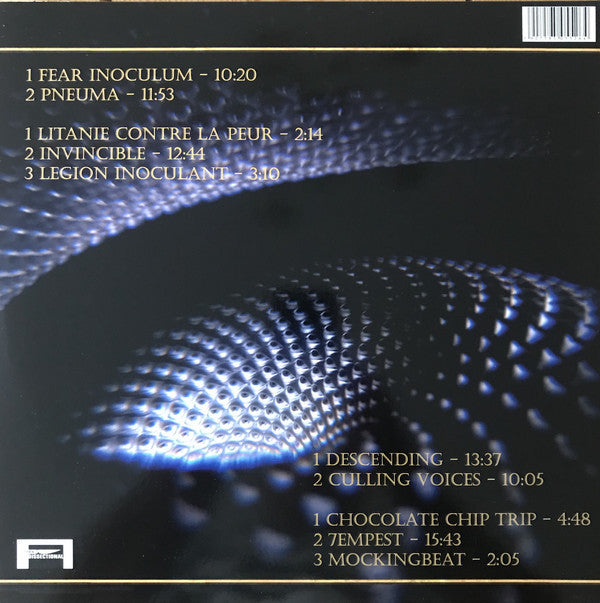 TOOL Fear Inoculum Vinyl 2 LP top Unofficial Blue Colored