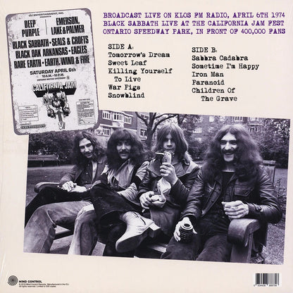 BLACK SABBATH – Live From The Ontario Speedway Park 1974 LP