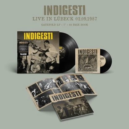 INDIGESTI – Live In Lübeck, 02.09.1987 LP + 7"