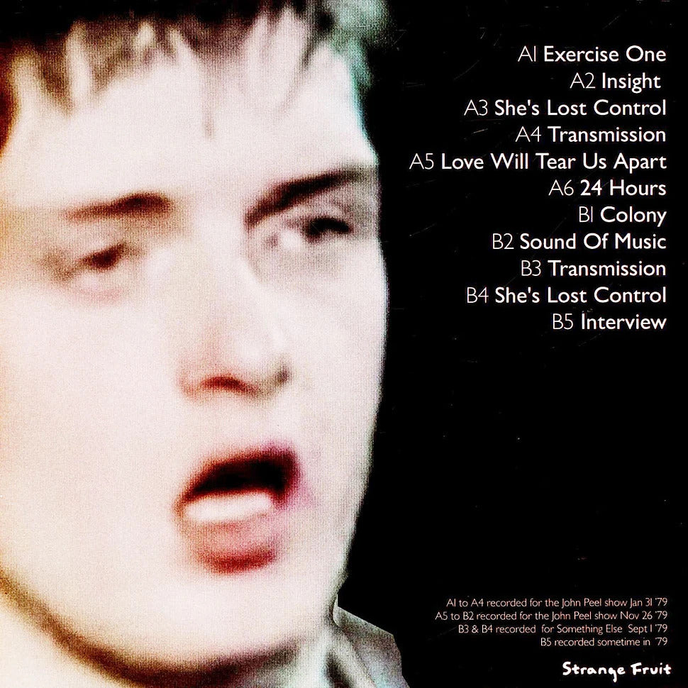 JOY DIVISION – Radio Transmissions (The Complete BBC Recordings) LP