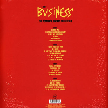 BUSINESS – The Complete Singles Collection 2xLP (red vinyl)