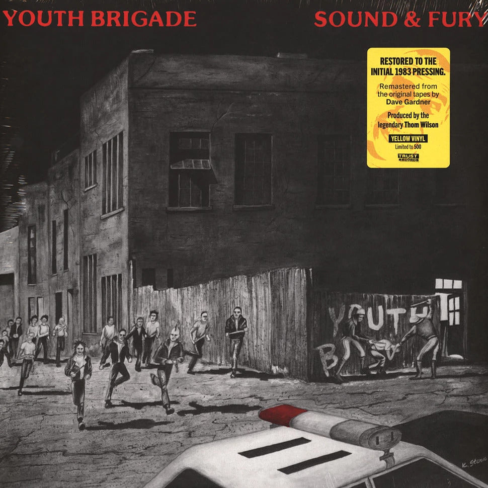 YOUTH BRIGADE – Sound & Fury LP (yellow vinyl)