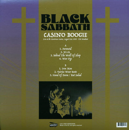 BLACK SABBATH – Casino Boogie: Live At Montreux Casino 8/31/1970 LP