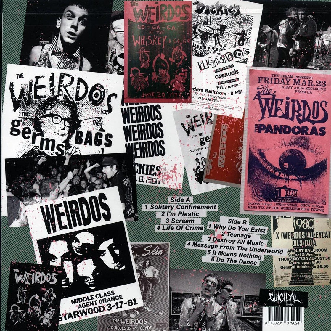 WEIRDOS – Live At The Whisky, Hollywood 10/16/1977 LP