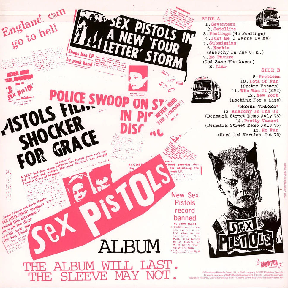 SEX PISTOLS – Spunk - The Demos 1976-1977 (pink vinyl)