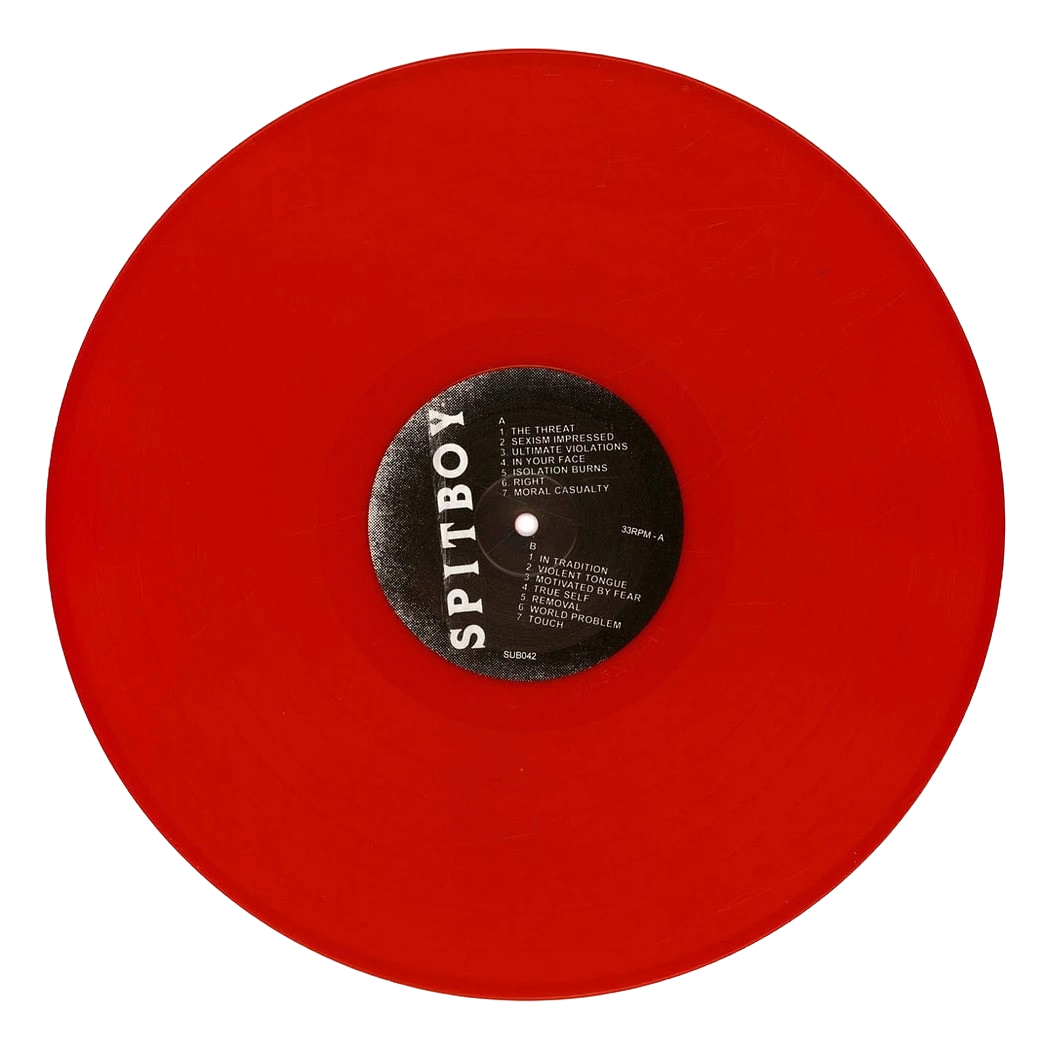 SPITBOY – S/T LP (red vinyl)