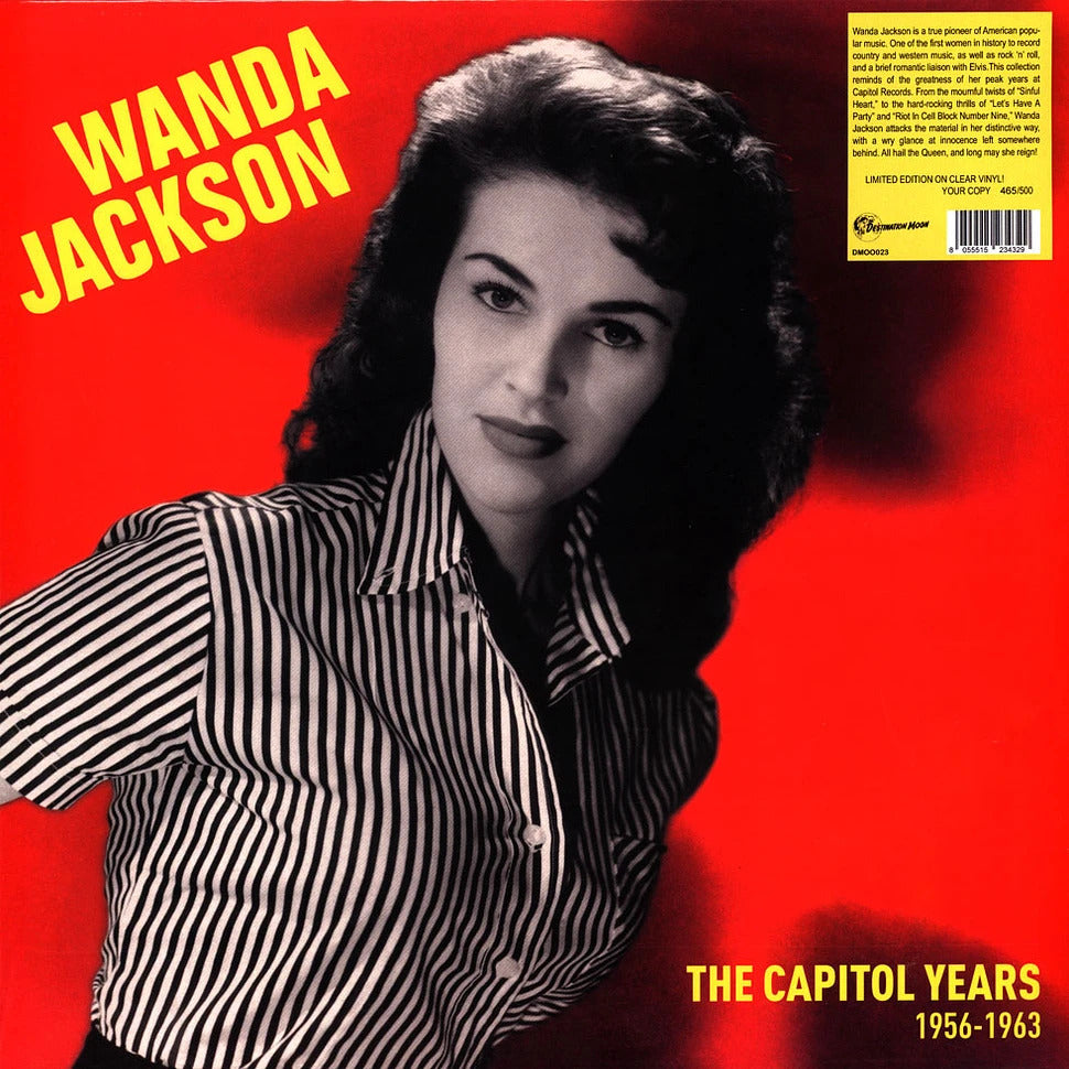 WANDA JACKSON – The Capitol Years 1956-1963 LP (clear vinyl)