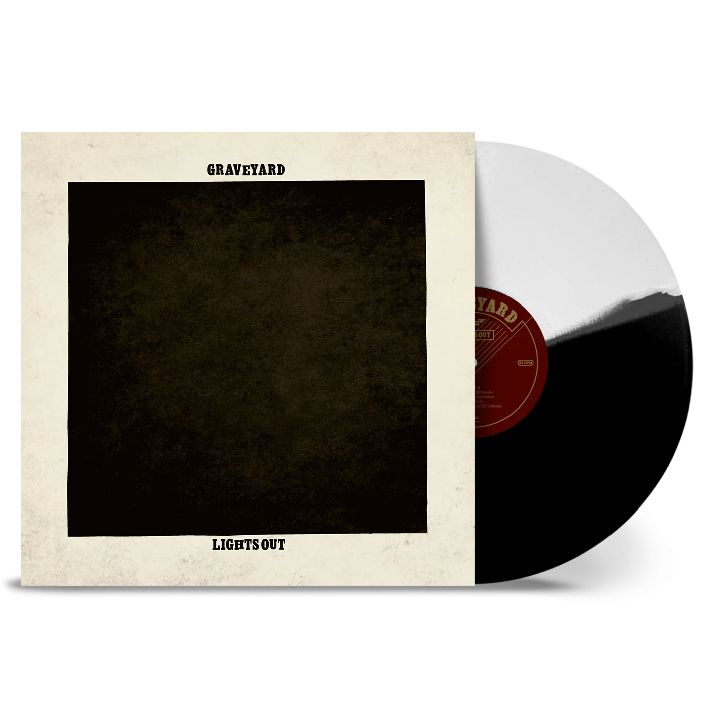 GRAVEYARD – Lights Out LP (black/white split vinyl)