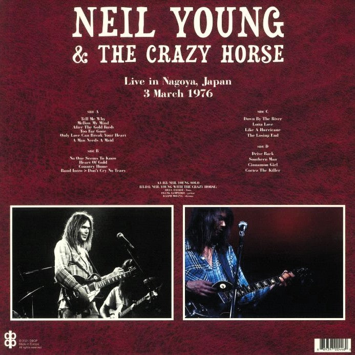 NEIL YOUNG & CRAZY HORSE – Live in Nagoya, Japan 1976 2xLP