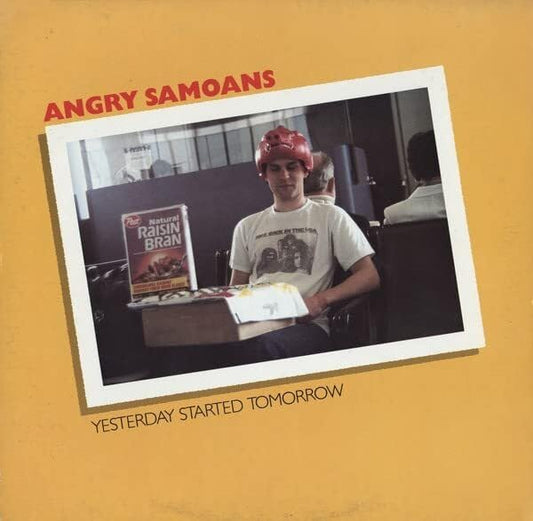 ANGRY SAMOANS – Yesterday Started Tomorrow LP (yellow vinyl)