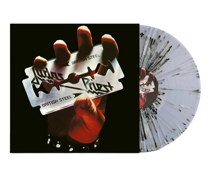 JUDAS PREIST – British Steel LP (black/white splatter vinyl)