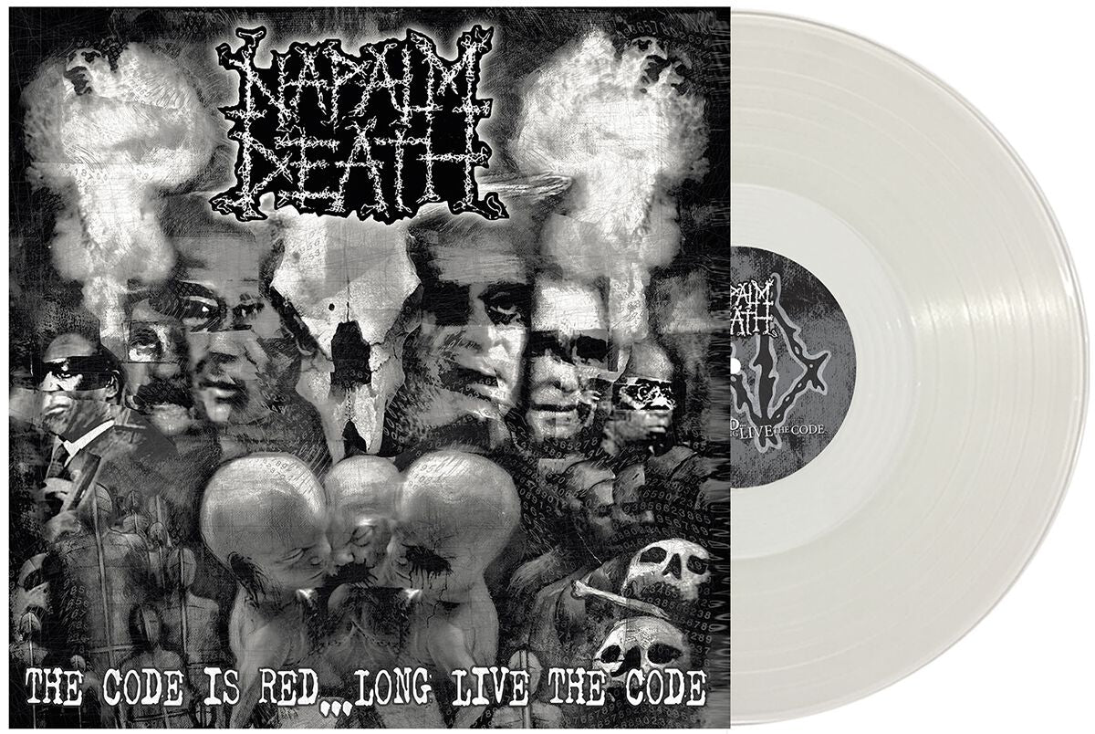 NAPALM DEATH – The Code Is Red... Long Live The Code LP (clear vinyl)