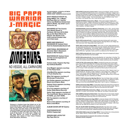 BIG PAPA WARRIOR & J-MAGIC – Dinosaurs 2xLP