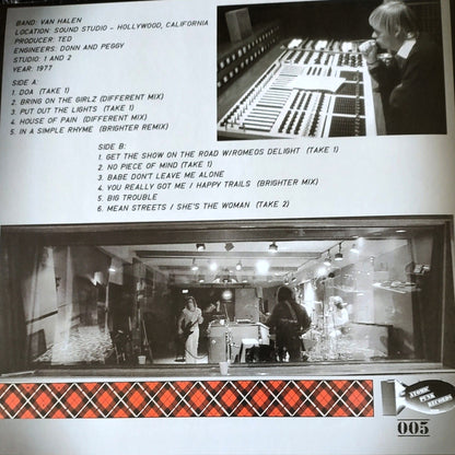 VAN HALEN – The Ted Sessions Reel #1 LP (lavender marbled vinyl)