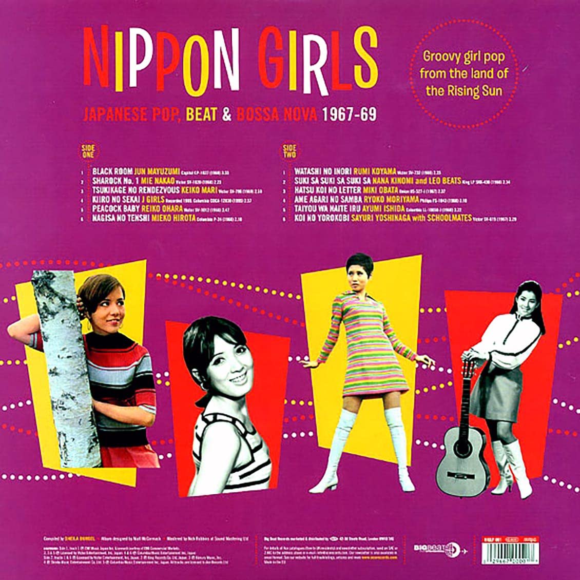 V/A – Nippon Girls (Japanese Pop, Beat & Bossa Nova 1967-69) LP (color vinyl)