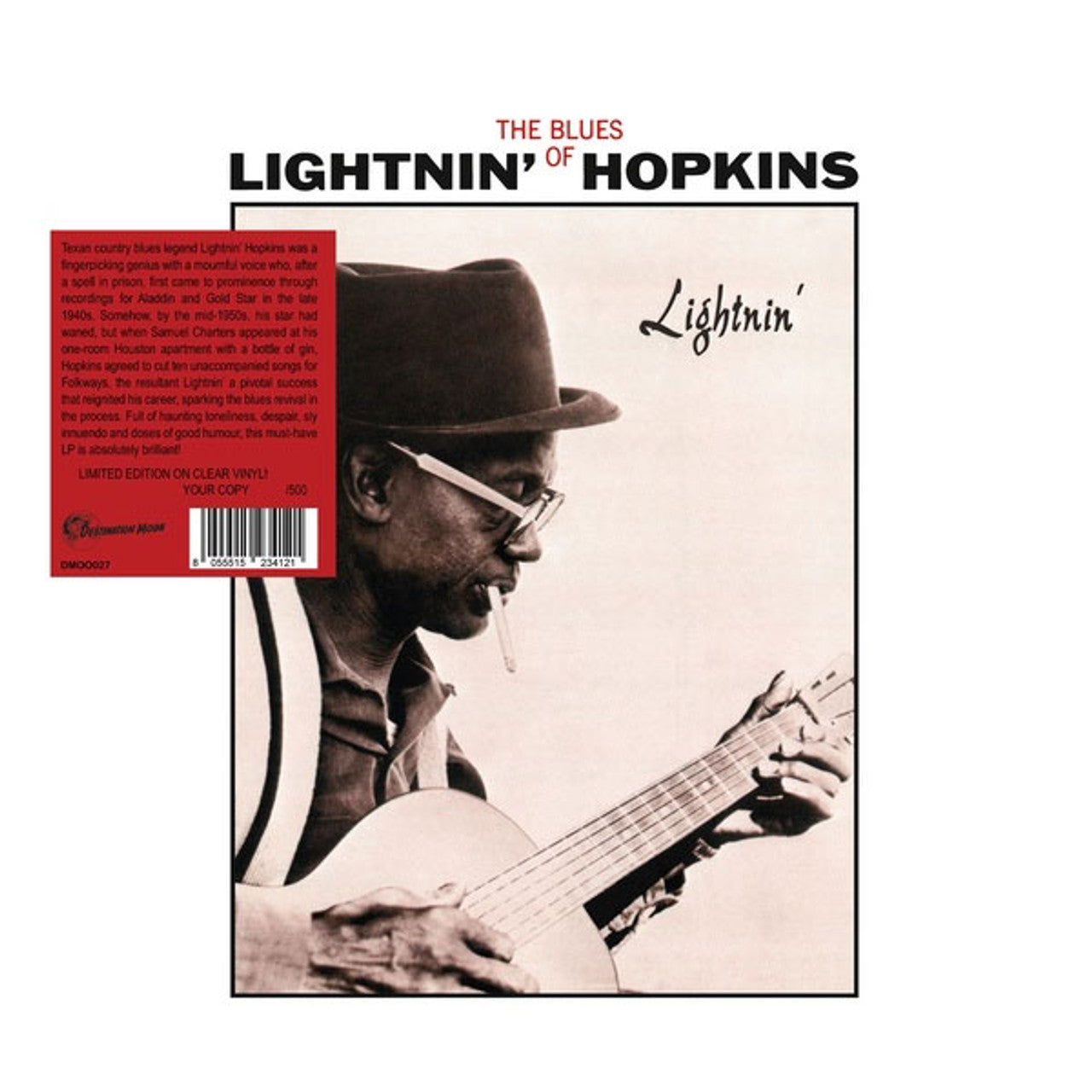 LIGHTNIN' HOPKINS – Lightnin' (The Blues Of Lightnin' Hopkins) LP (clear vinyl)