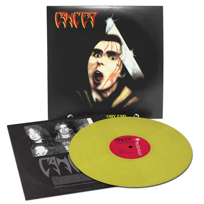 CANCER – To The Gory End LP (yellow vinyl)