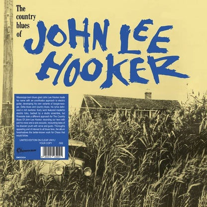 JOHN LEE HOOKER – The Country Blues Of John Lee Hooker LP (clear vinyl)