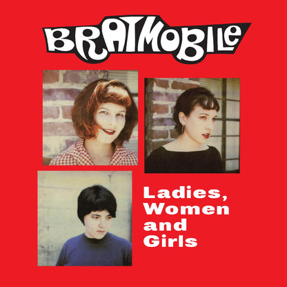 BRATMOBILE – Ladies, Women And Girls LP (red vinyl)
