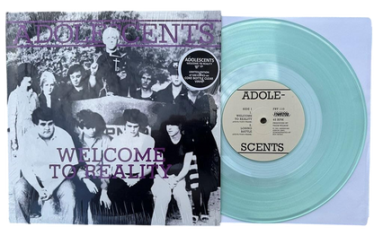 ADOLESCENTS – Welcome To Reality 10" (coke bottle clear vinyl)