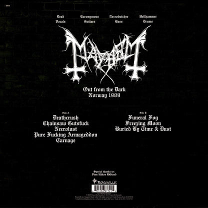 MAYHEM – Out From The Dark LP