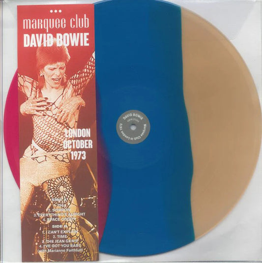 DAVID BOWIE – Marquee Club • London October 1973 LP (tri-color vinyl)