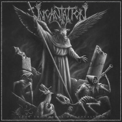 INCANTATION – Upon The Throne Of Apocalypse LP (black ice splatter vinyl)