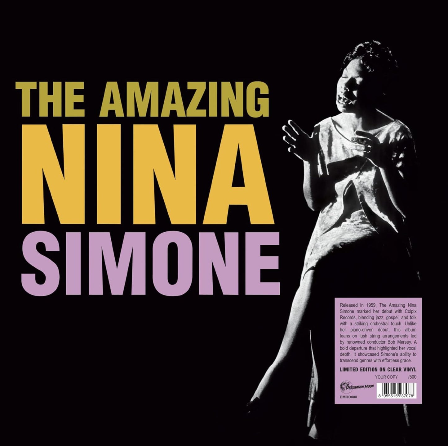 NINA SIMONE – The Amazing Nina Simone LP (clear vinyl)