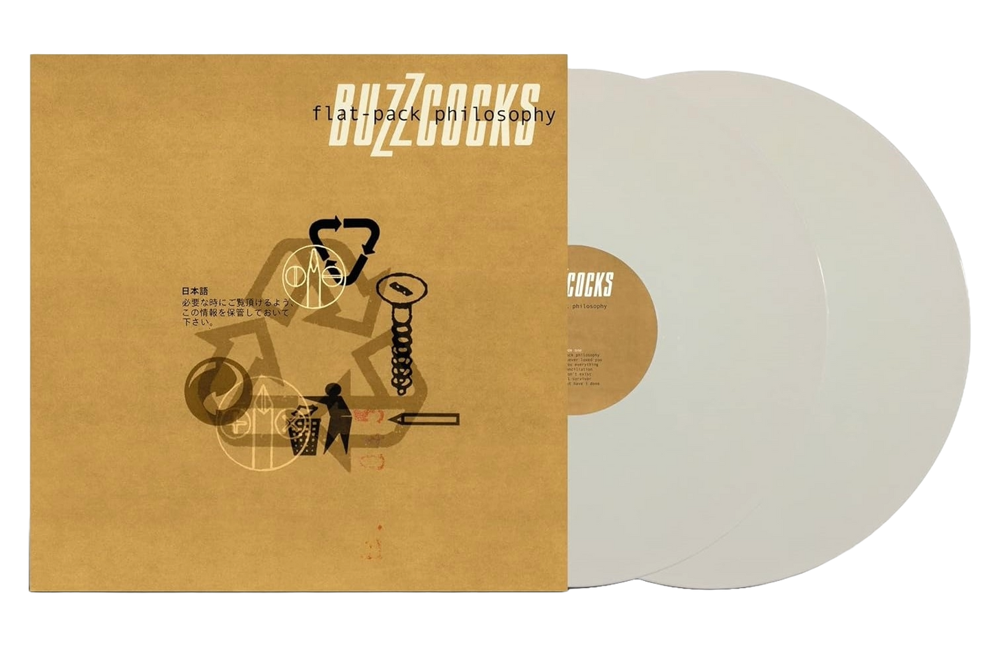 BUZZCOCKS – Flat-Pack Philosophy 2xLP (white vinyl)