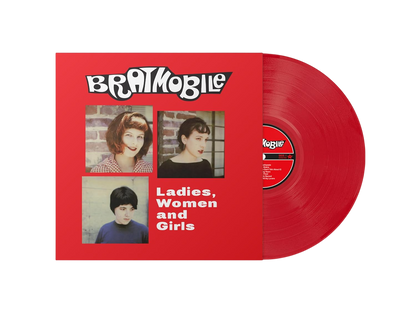 BRATMOBILE – Ladies, Women And Girls LP (red vinyl)