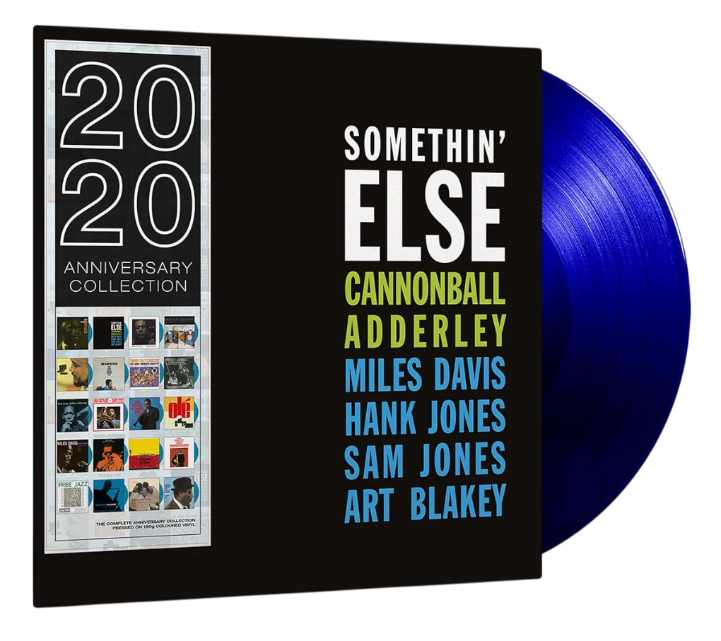 CANNONBALL ADDERLEY – Somethin' Else LP (blue vinyl)