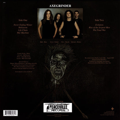 AXEGRINDER – The Rise Of The Serpent Men LP