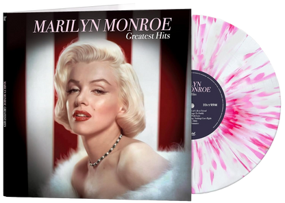 MARILYN MONROE – Greatest Hits LP (white/pink splatter vinyl)