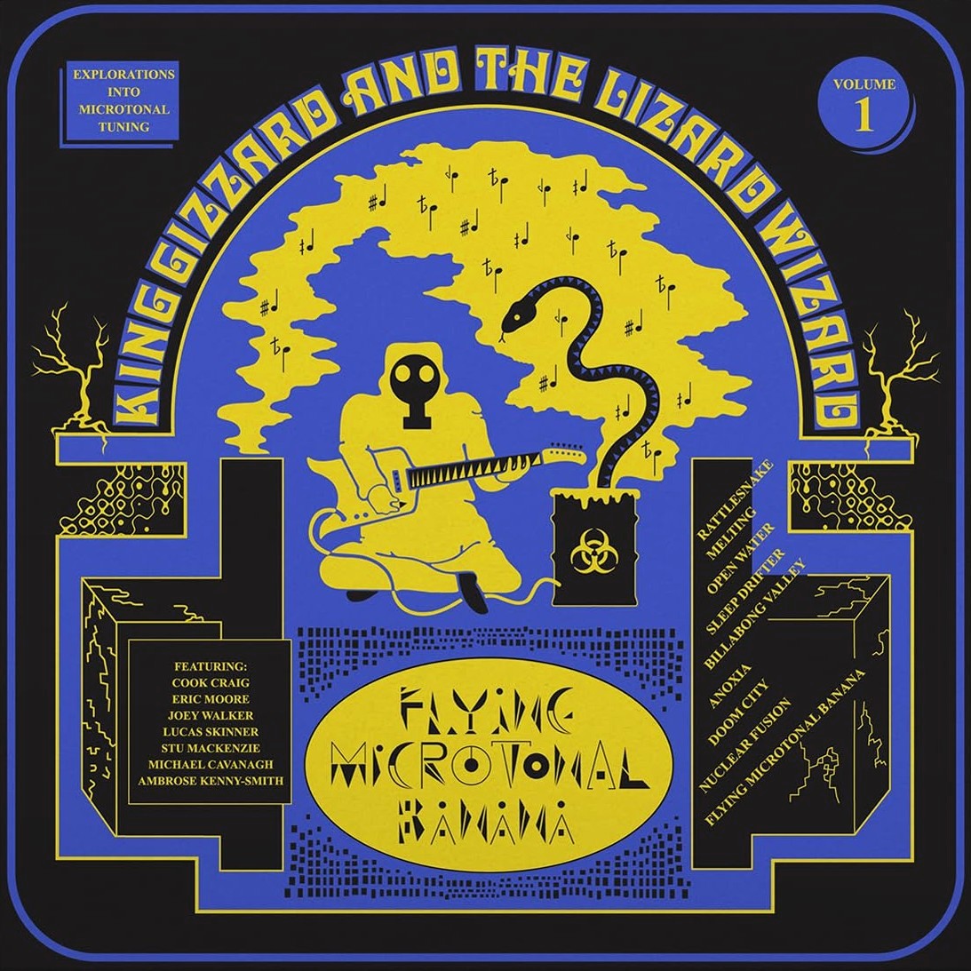 KING GIZZARD & THE LIZARD WIZARD – Flying Microtonal Banana LP ("Lucky Rainbow" vinyl)
