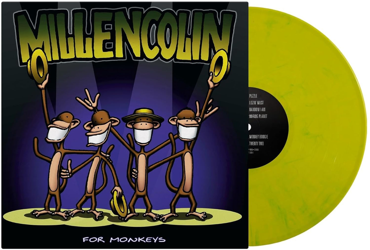 MILLENCOLIN – For Monkeys LP ("Psychedelic Green" vinyl)