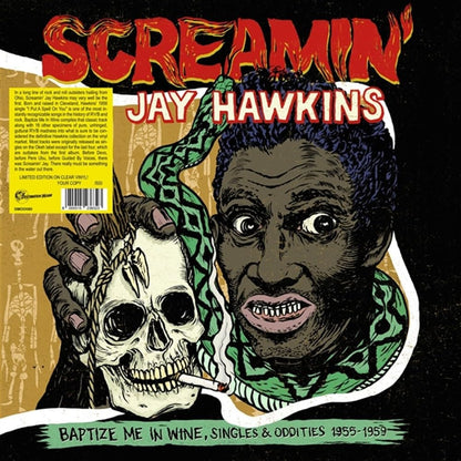 SCREAMIN' JAY HAWKINS – Baptize Me In Wine • Singles & Oddities 1955-1959 LP (clear vinyl)