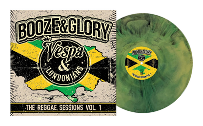 BOOZE & GLORY / VESPA / LONDONIANS – The Reggae Sessions Vol. 1 LP (green/yellow marbled vinyl)