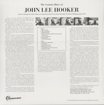 JOHN LEE HOOKER – The Country Blues Of John Lee Hooker LP (clear vinyl)