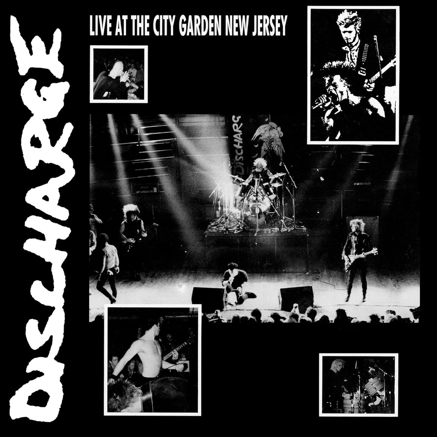 DISCHARGE – Live At The City Garden New Jersey LP (clear vinyl)