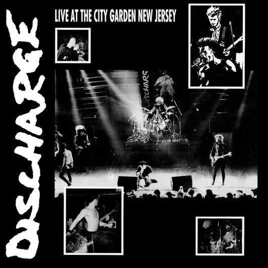 DISCHARGE – Live At The City Garden New Jersey LP (clear vinyl)