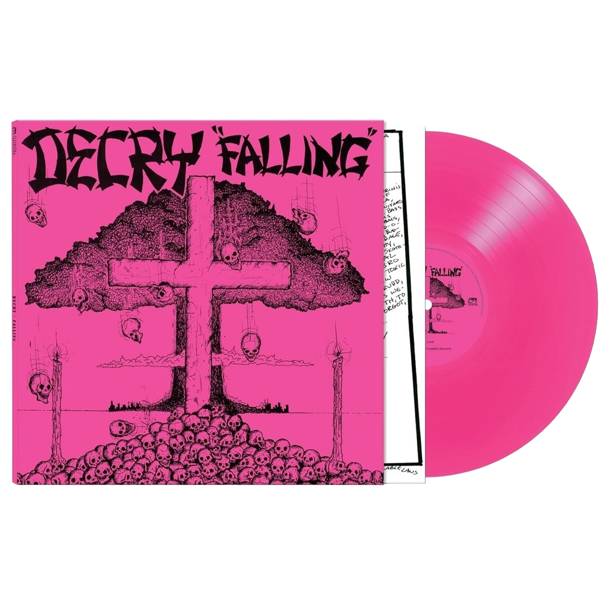 DECRY – Falling LP (opaque pink vinyl)