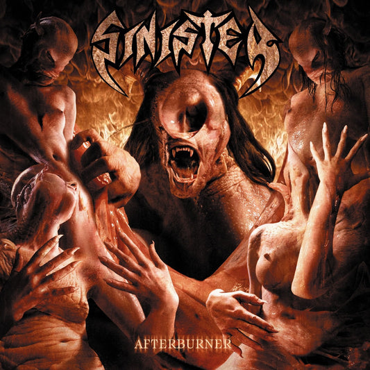 SINISTER – Afterburner LP (clear/red/orange splatter vinyl)