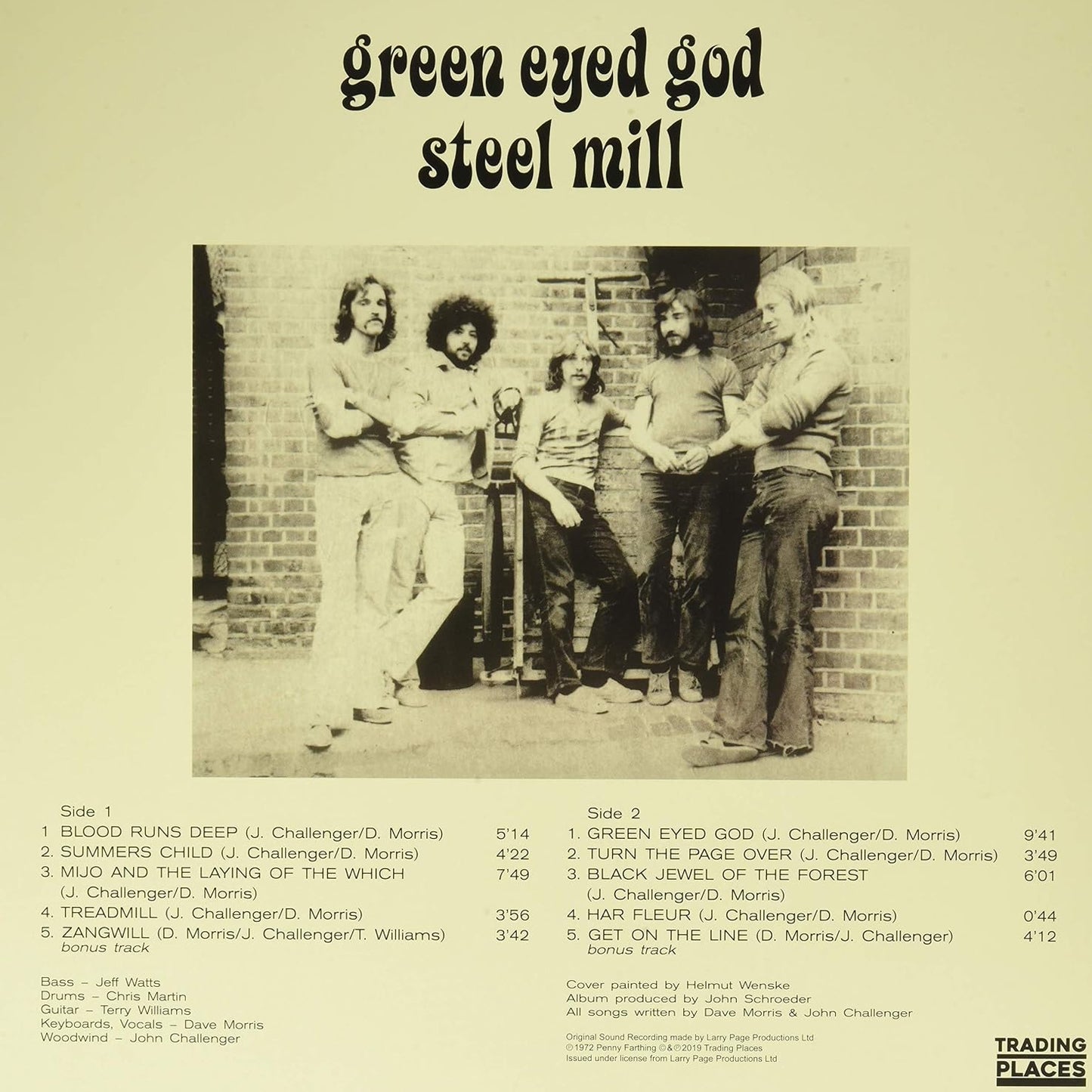 STEEL MILL – Green Eyed God LP