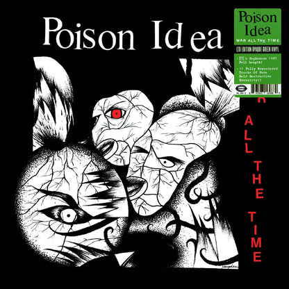 POISON IDEA – War All The Time LP (opaque green vinyl)