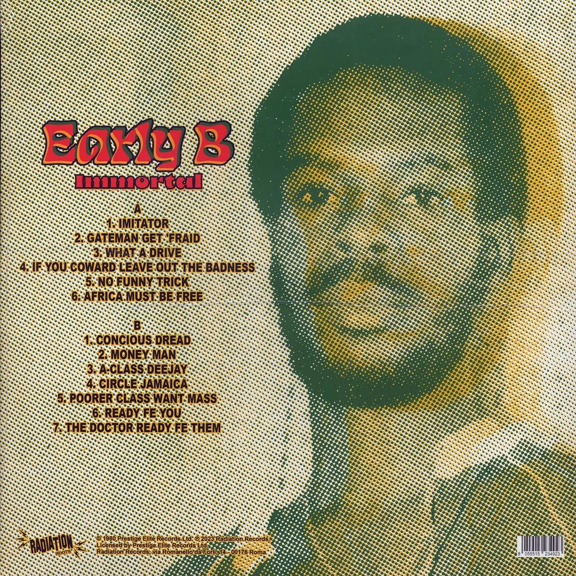 EARLY B – Immortal LP