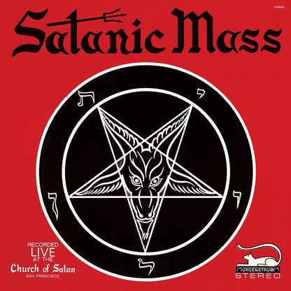 ANTON LAVEY – The Satanic Mass LP (red/black splatter vinyl)