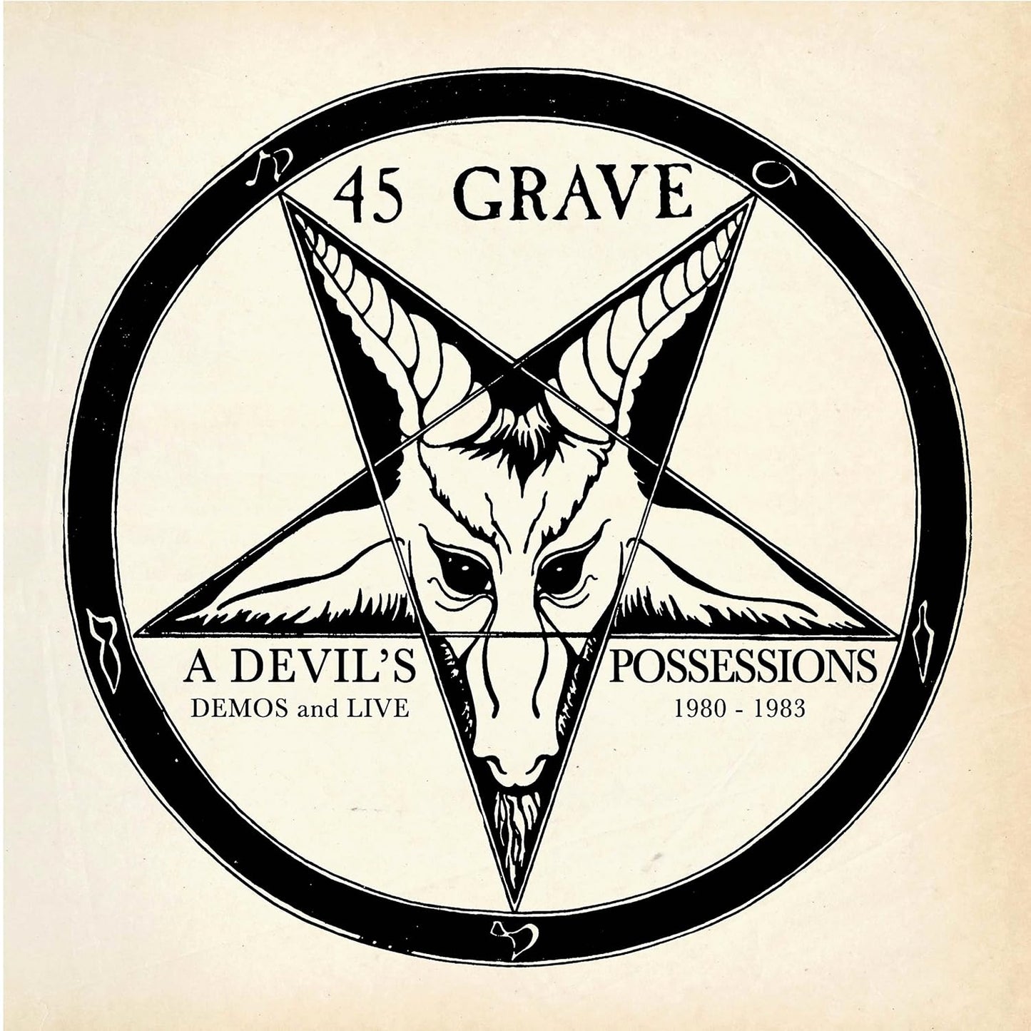 45 GRAVE ‎– A Devil's Possessions - Demos & Live 1980-1983 LP (gold splatter vinyl)