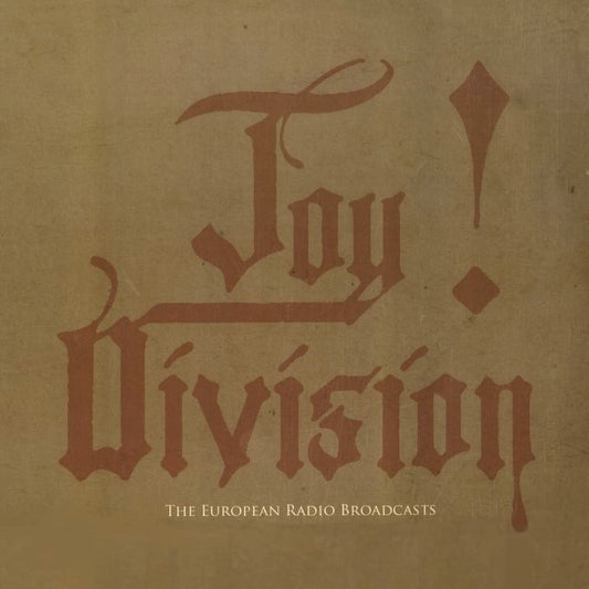 JOY DIVISION – The European Radio Broadcasts LP (clear vinyl)